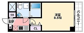 兵庫県西宮市甲子園高潮町7-8（賃貸マンション1K・4階・23.80㎡） その2