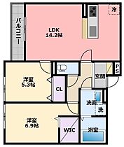 コンフィエ鳴尾 301 ｜ 兵庫県西宮市鳴尾町2丁目（賃貸アパート2LDK・3階・62.15㎡） その2