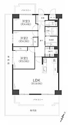 間取図画像 3LDK