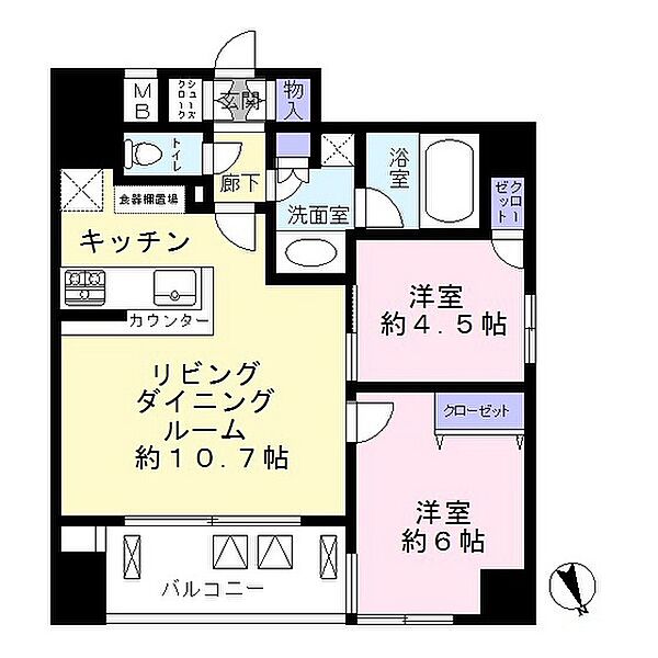 間取りを拡大表示