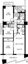 ボルテックスー21志木 3LDKの間取図画像