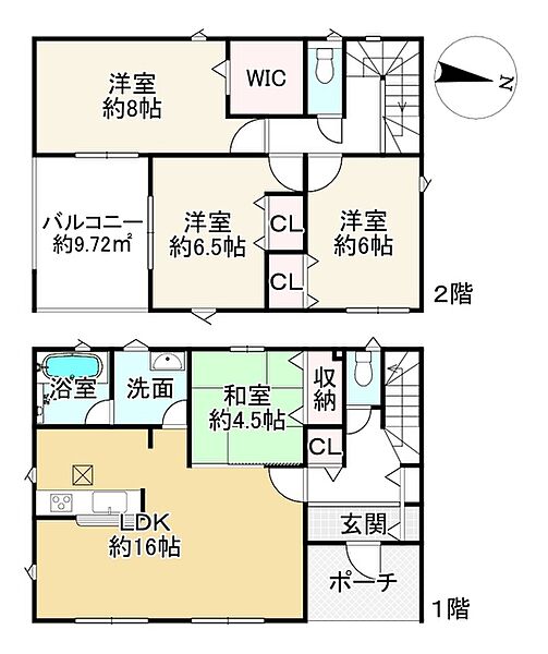 間取りを拡大表示
