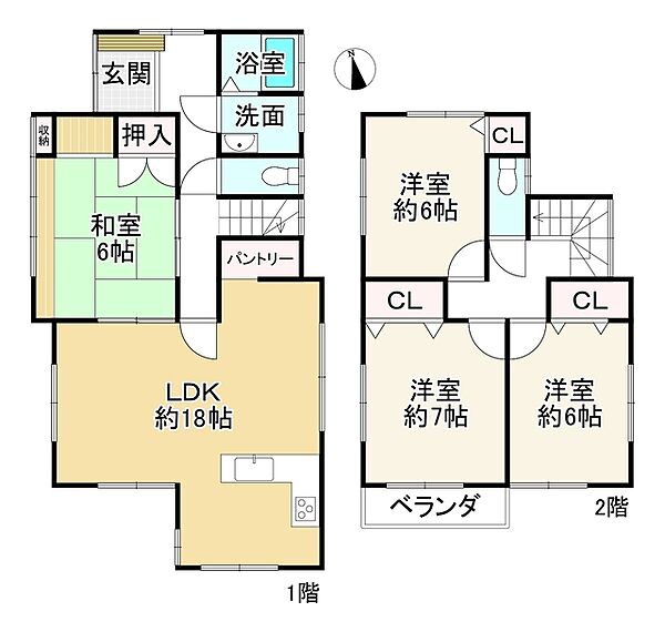 間取りを拡大表示