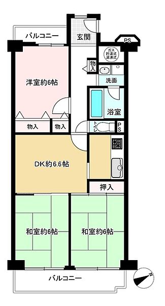 間取りを拡大表示