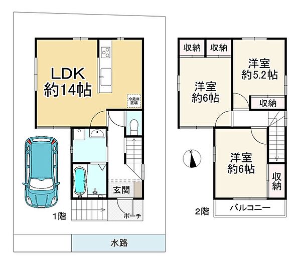 間取りを拡大表示