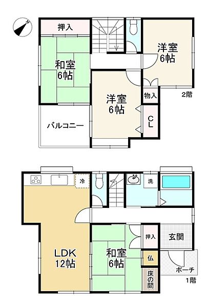 間取りを拡大表示