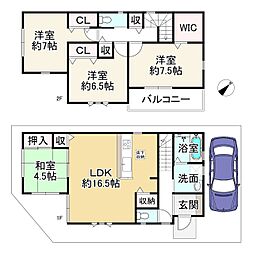 JR阪和線 上野芝駅 バス6分 緑ヶ丘下車 徒歩2分