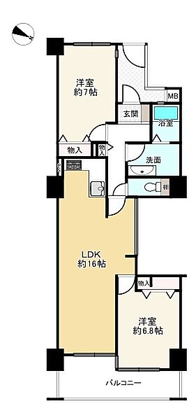 間取りを拡大表示