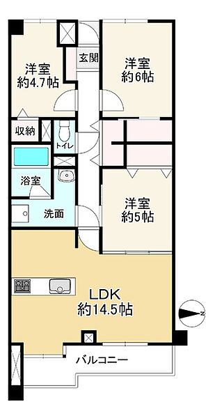 間取りを拡大表示