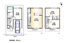 阪急京都本線 西京極駅 徒歩11分 3LDKの間取り