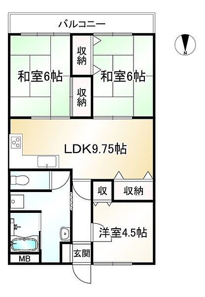 間取りを拡大表示