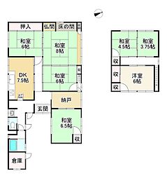 唐橋前駅 1,150万円