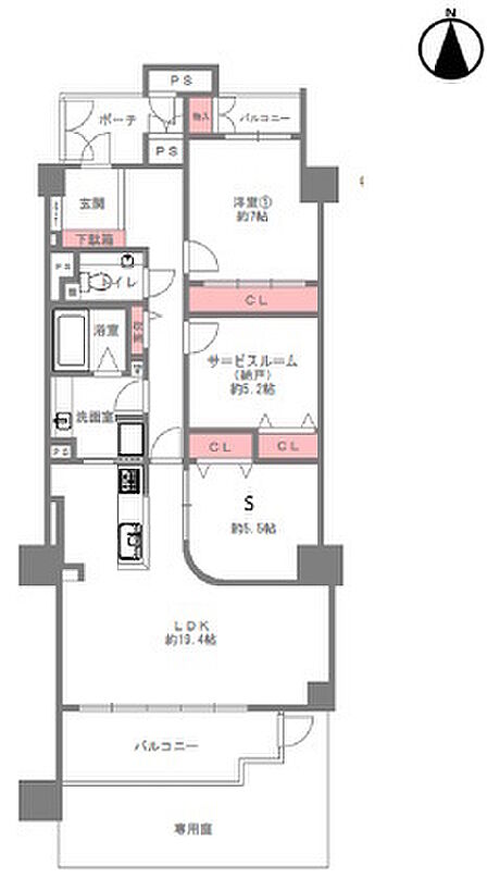 1SLDK 間取り
