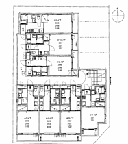 グラニール茂平 108 ｜ 京都府京都市左京区北白川西瀬ノ内町4-1（賃貸マンション1K・1階・27.01㎡） その3