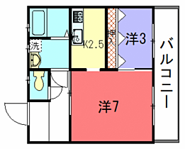 ハイツ福田 2B ｜ 京都府京都市左京区一乗寺西杉ノ宮町46-3（賃貸アパート1DK・2階・32.00㎡） その2