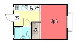 間取図画像 1K