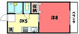 間取図画像 1DK