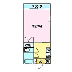 間取図画像 1K