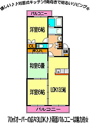 センチュリー21 1階3LDKの間取り