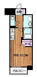 NS田迎 ワンルームの間取図画像