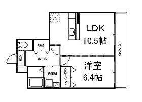 フレーヴァー七瀬川  ｜ 京都府京都市伏見区深草仙石屋敷町（賃貸マンション1LDK・4階・44.55㎡） その2