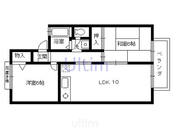 セジュール久我 ｜京都府京都市伏見区久我森の宮町(賃貸アパート2LDK・2階・50.39㎡)の写真 その2