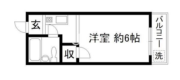 プレアール西大路 ｜京都府京都市南区唐橋堂ノ前町(賃貸マンション1K・3階・16.50㎡)の写真 その2