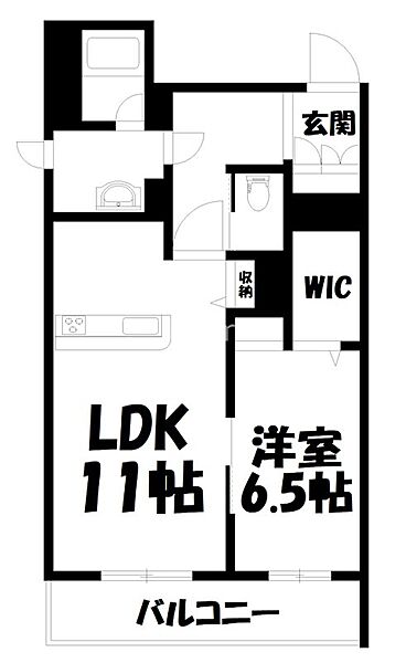 シャーメゾン京都西七条 ｜京都府京都市下京区西七条石井町(賃貸マンション1LDK・2階・47.27㎡)の写真 その2