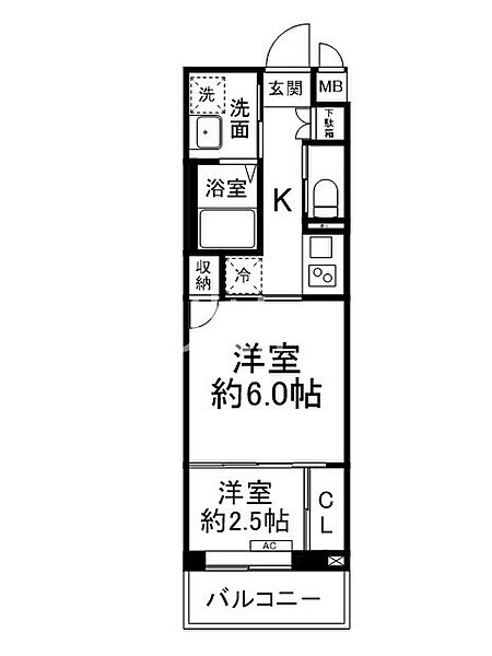 アクアプレイス京都聚楽第 ｜京都府京都市上京区浄福寺通中立売上る新桝屋町(賃貸マンション2K・2階・27.90㎡)の写真 その1