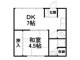 吉田マンション  ｜ 京都府京都市下京区仏具屋町（賃貸マンション1DK・4階・27.00㎡） その2