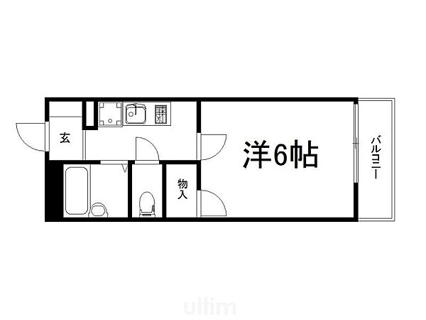 レオパレス伏見桃山 ｜京都府京都市伏見区鍋島町(賃貸マンション1K・1階・20.81㎡)の写真 その2