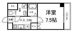 フラットコート  ｜ 京都府京都市伏見区深草稲荷榎木橋町（賃貸マンション1K・3階・23.25㎡） その2