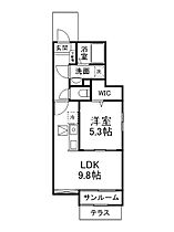 K．Trinity  ｜ 京都府京都市伏見区深草僧坊町（賃貸アパート1LDK・1階・40.46㎡） その2