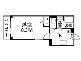 NOBLE妙心寺  ｜ 京都府京都市右京区谷口園町（賃貸マンション1K・2階・24.07㎡） その2