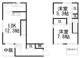 TesoroNozaki  ｜ 京都府京都市伏見区向島津田町（賃貸アパート2LDK・1階・67.11㎡） その2