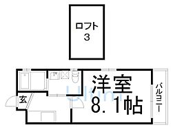 ドーリアNIJO駅東  ｜ 京都府京都市中京区今新在家西町（賃貸マンション1K・3階・22.62㎡） その2