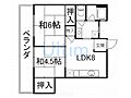 桂雲荘南3階5.0万円