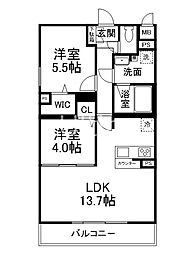 仮称）中島様マンション 3階1SLDKの間取り