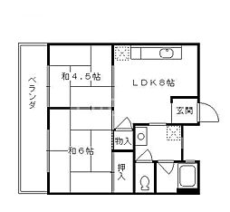 南桂雲荘 3階/-