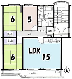 間取図画像 3LDK