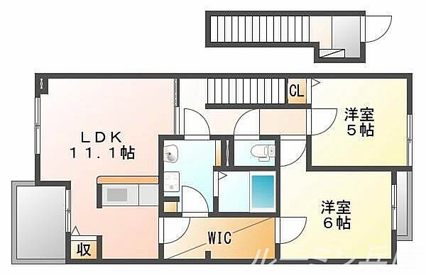 プルミエールラメゾン 203｜兵庫県西脇市谷町(賃貸アパート2LDK・2階・58.78㎡)の写真 その2