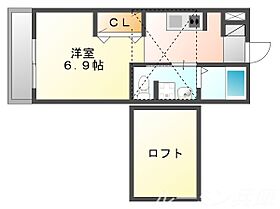 VIANO緑が丘WEST 103 ｜ 兵庫県三木市緑が丘町本町1丁目199-1（賃貸アパート1K・1階・24.30㎡） その2