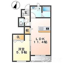 グランディール2 101 ｜ 兵庫県加東市上中3丁目119（賃貸アパート1LDK・1階・42.54㎡） その2