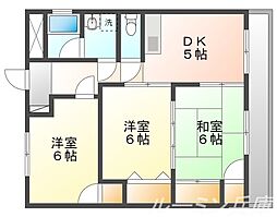 エルソル 3Kの間取図画像