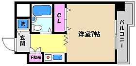 兵庫県神戸市東灘区本庄町２丁目（賃貸マンション1K・3階・19.72㎡） その2