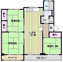 兵庫県神戸市東灘区御影山手３丁目（賃貸マンション3LDK・4階・78.38㎡） その2