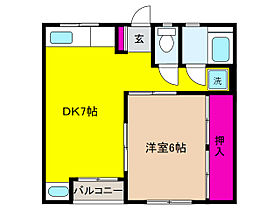 兵庫県神戸市東灘区御影郡家２丁目（賃貸マンション1DK・4階・37.00㎡） その2