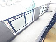 南向きのバルコニー