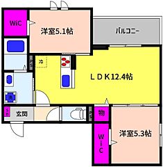 物件の間取り