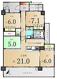 間取図画像 4LDK